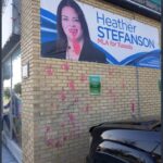 Premier’s Grant Ave. Office Vandalized By MMIW Protesters